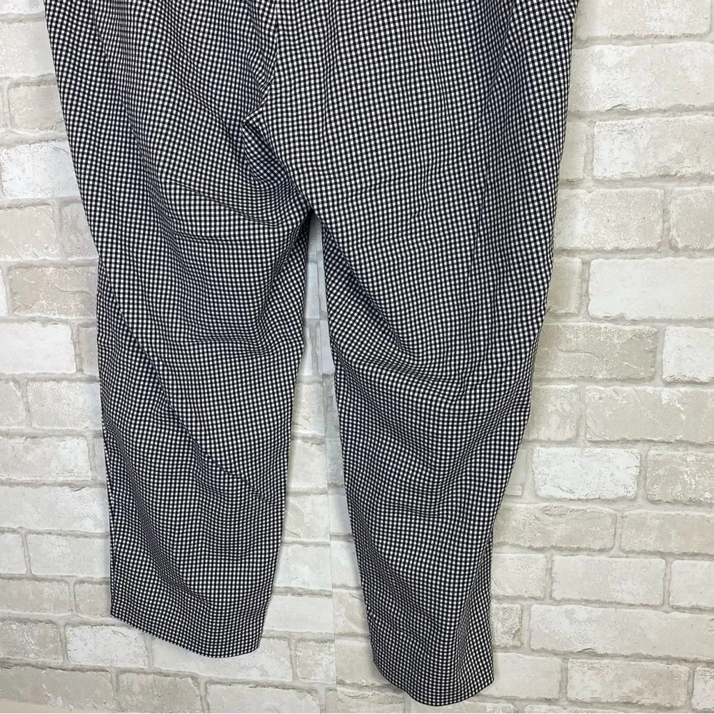 J. Jill Black & White Checkered Plaid Pants Size 24